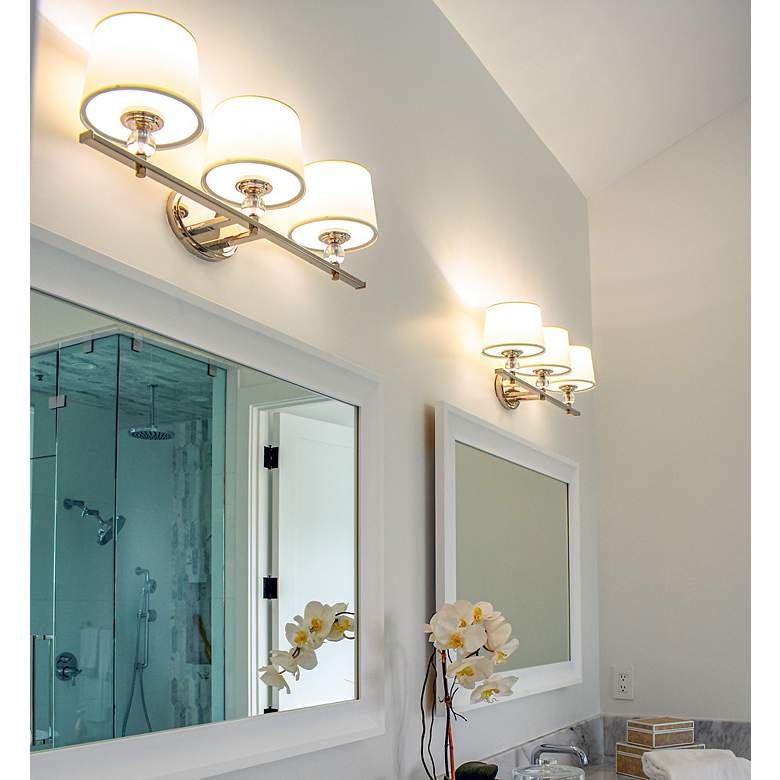 Image 6 Maxim Rondo 26 1/4" Wide Polished Nickel 3-Light Bath Light more views