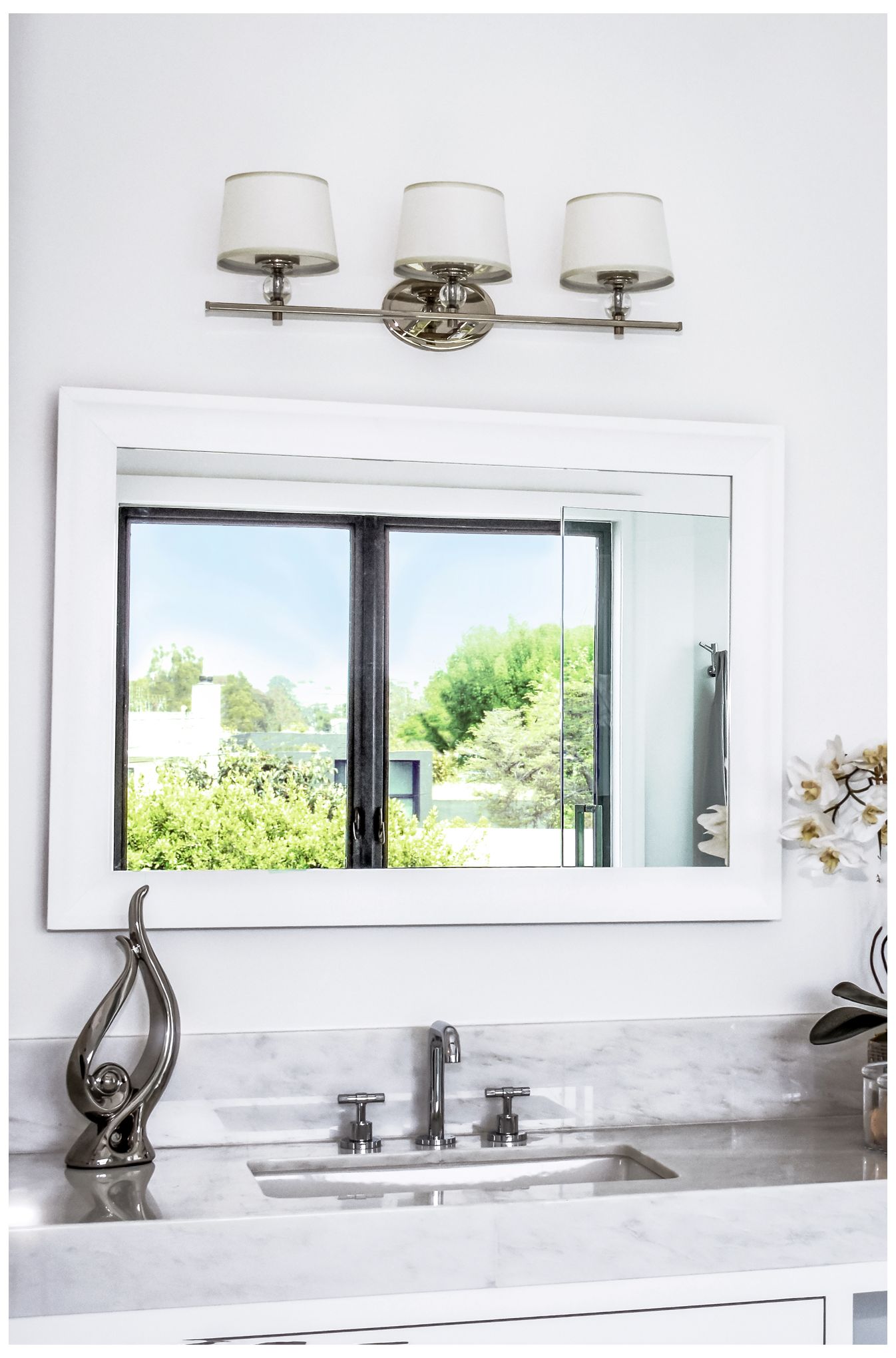 Maxim Rondo 26 1/4" Wide Polished Nickel 3-Light Bath Light