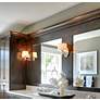 4_Maxim Rondo 8 1/2" High Polished Nickel Wall Sconce more views