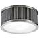 Maxim Ruffle 17 1/2" Wide Weathered Zinc Ceiling Light