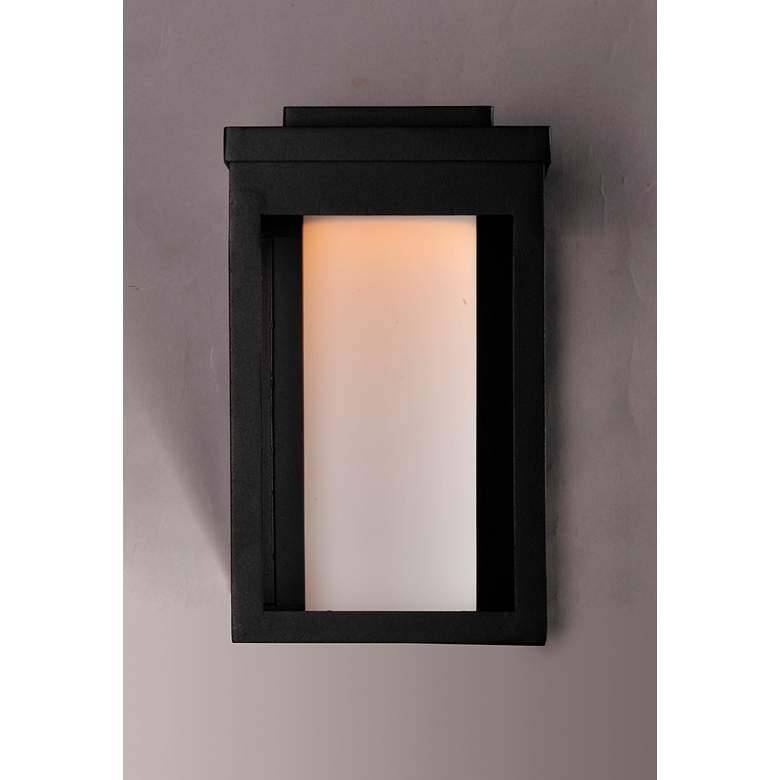Image 3 Maxim Salon 10" High Black Finish LED Outdoor Wall Light more views