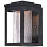 1_Maxim Salon 10" High Black LED Outdoor Wall Light