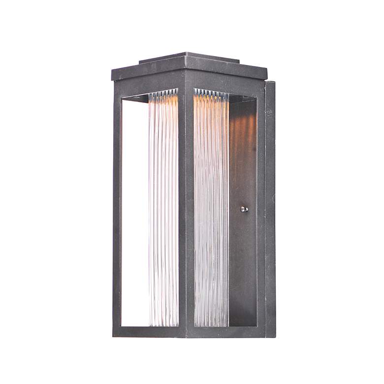 Image 4 Maxim Salon 15" High Black LED Outdoor Wall Light more views