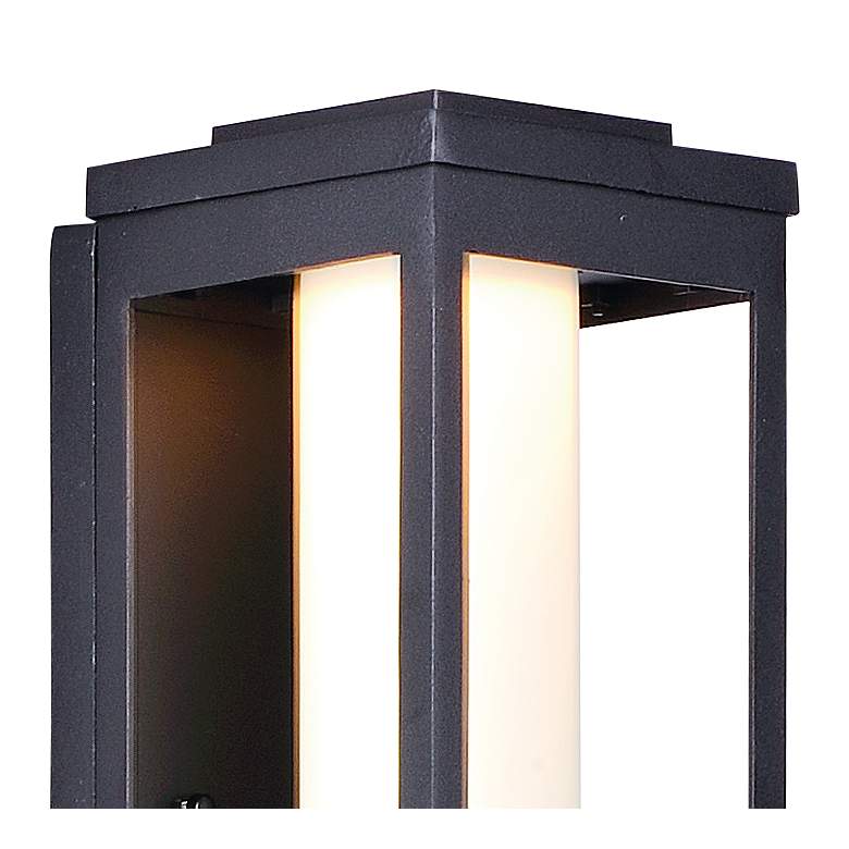 Image 2 Maxim Salon 15 inch High LED Modern Rectangular Outdoor Wall Light more views