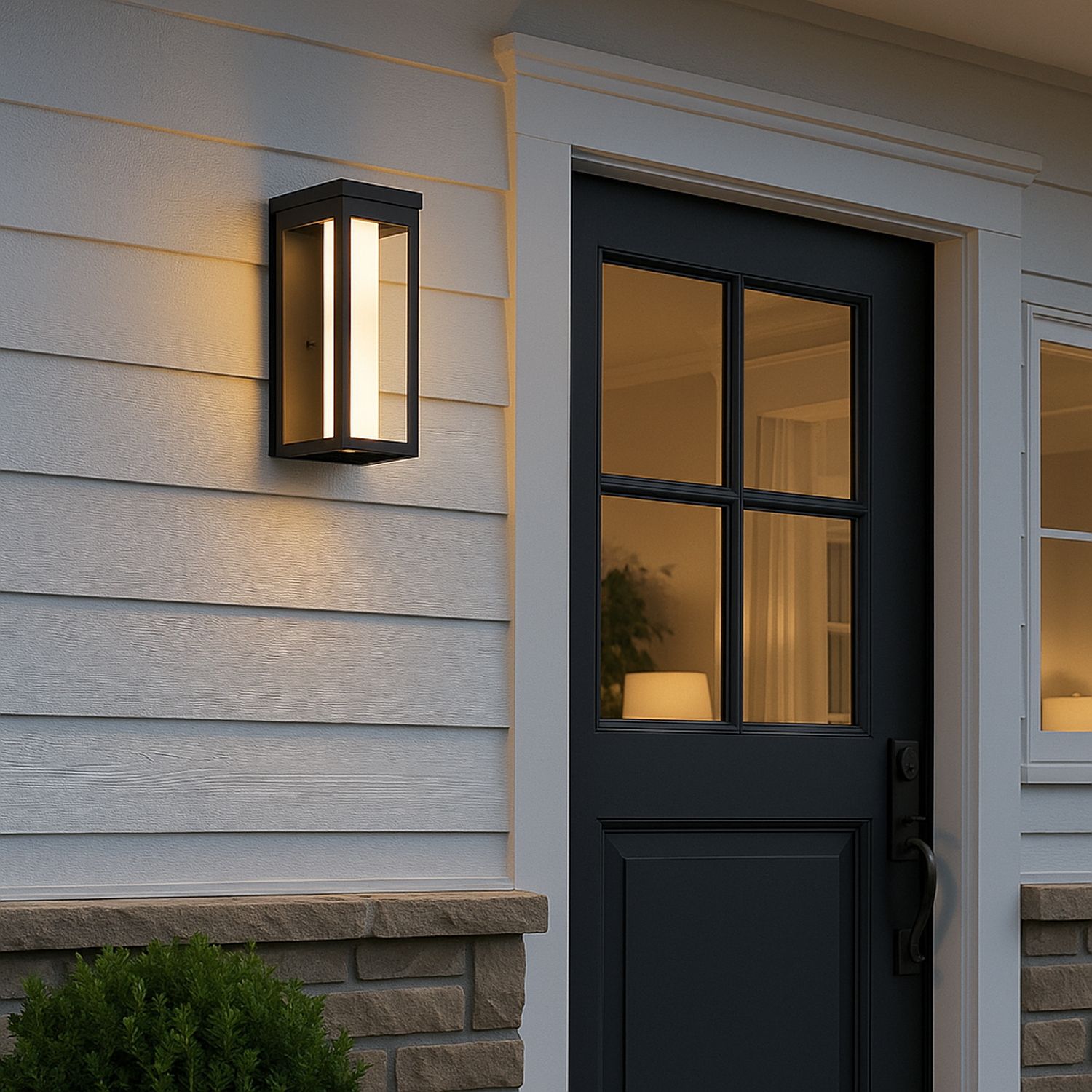 Maxim Salon 15" High LED Modern Rectangular Outdoor Wall Light