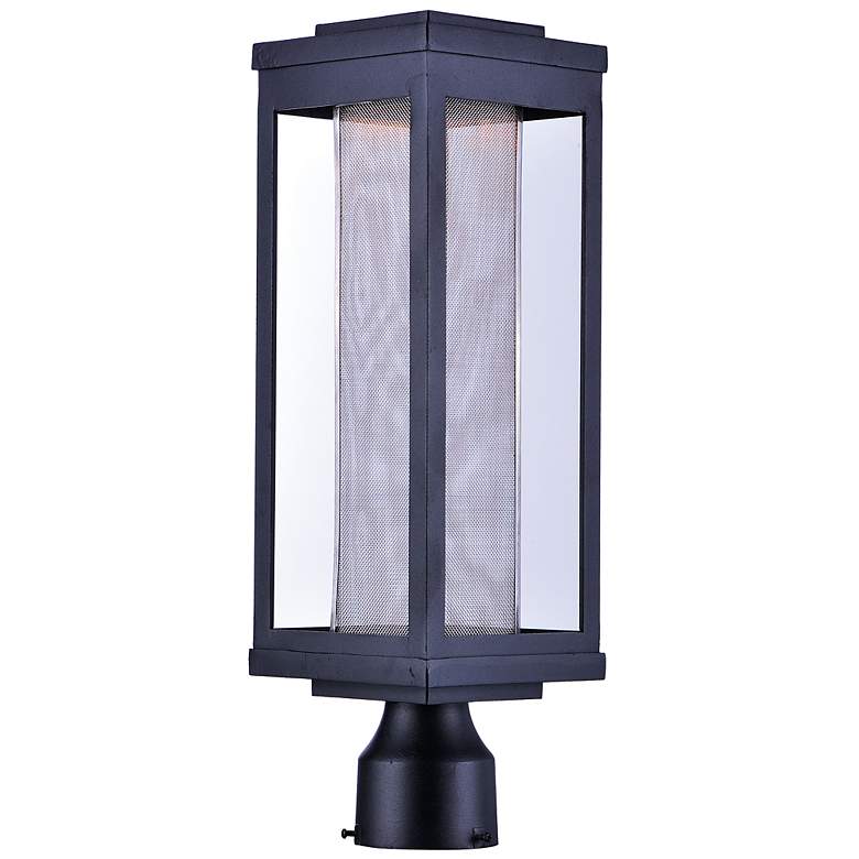 Image 2 Maxim Salon 19 1/2 inch High Black LED Outdoor Post Light