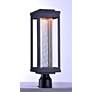 3_Maxim Salon 19 1/2" High Black LED Outdoor Post Light more views