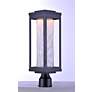 4_Maxim Salon 19 1/2" High Black LED Outdoor Post Light more views