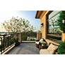 3_Maxim Santa Barbara 13 1/2" High Sienna Outdoor Wall Lantern more views
