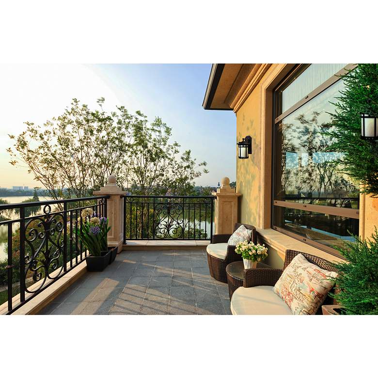 Image 3 Maxim Santa Barbara 16" High Sienna Outdoor Wall Light more views