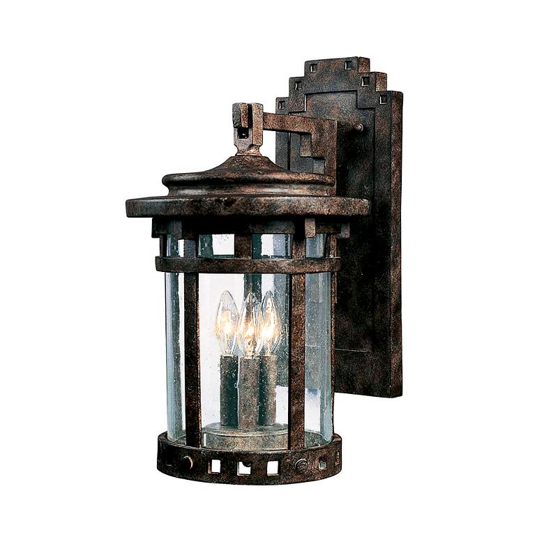 Image 2 Maxim Santa Barbara 20" High Outdoor Bronze Lantern Wall Light more views