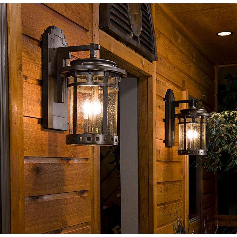 Image 3 Maxim Santa Barbara VX 13" High Sienna Outdoor Wall Light more views