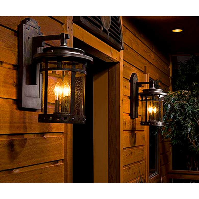 Image 4 Maxim Santa Barbara VX 13" High Sienna Outdoor Wall Light more views