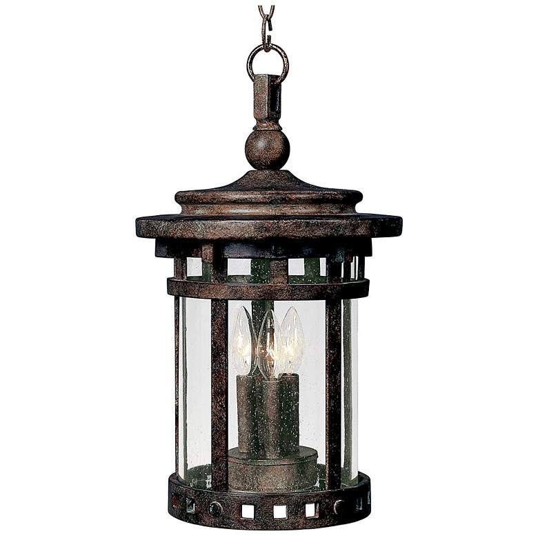 Image 1 Maxim Santa Barbara VX 19 1/2"H Sienna Outdoor Hanging Light