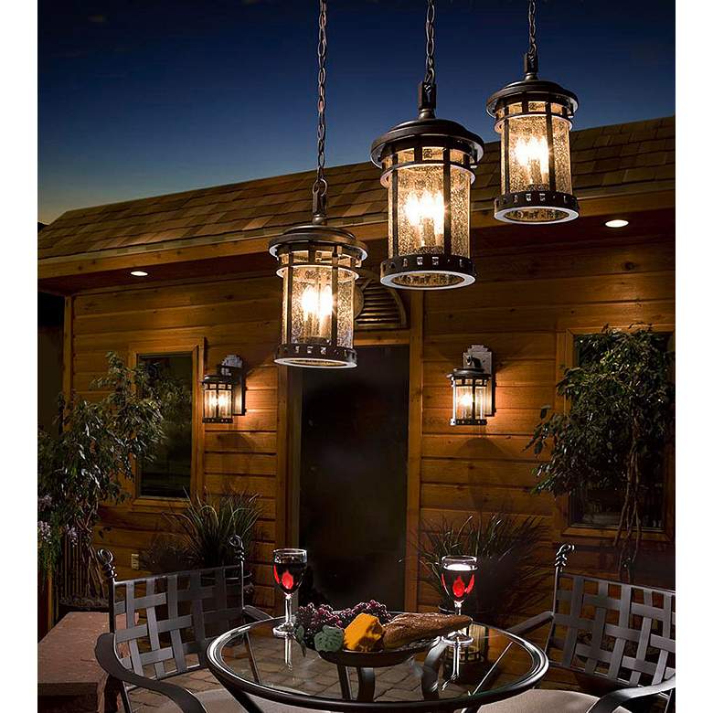Image 2 Maxim Santa Barbara VX 19 1/2"H Sienna Outdoor Hanging Light more views