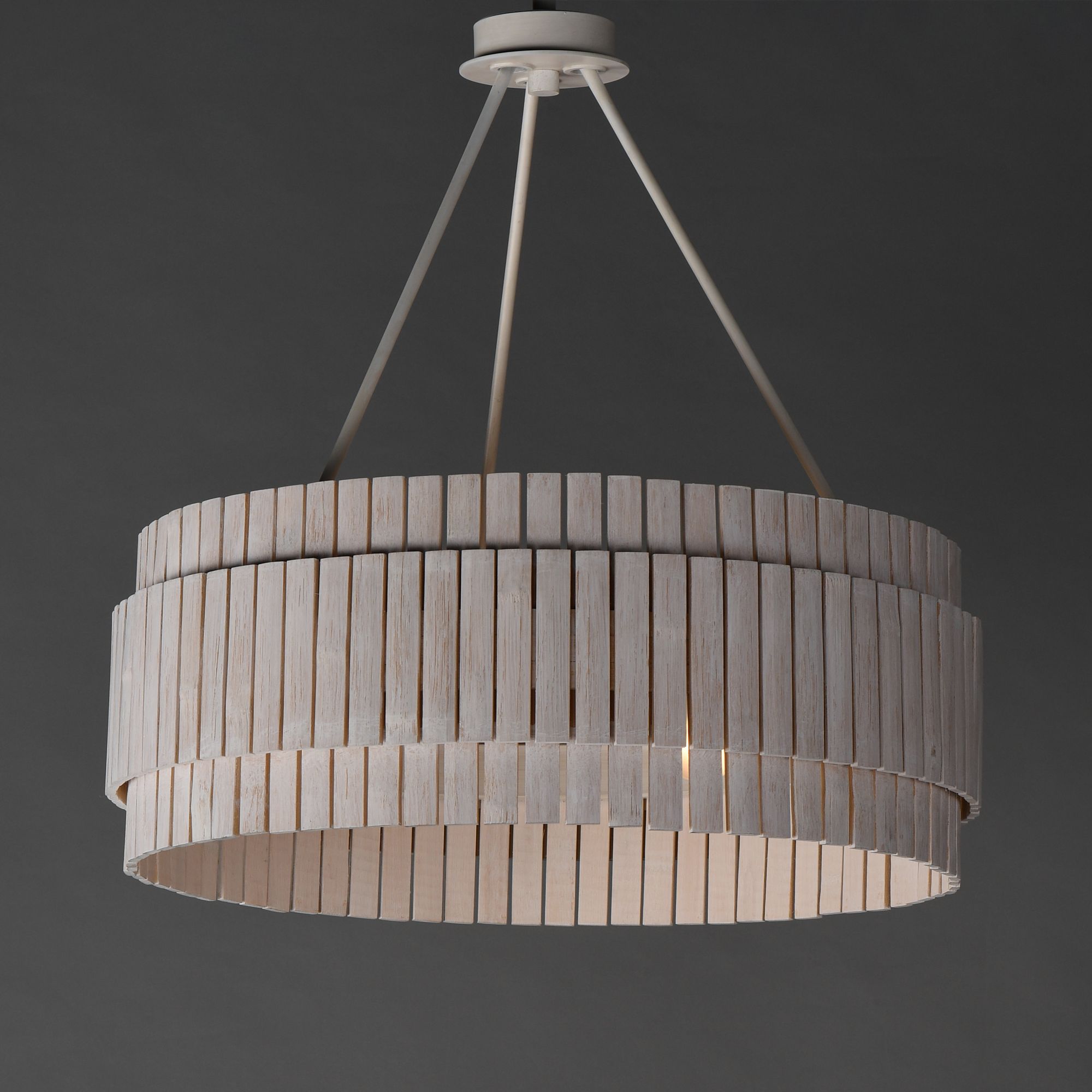 Image 3 Maxim Satori 24" Wide Ecru 3-Light Chandelier more views