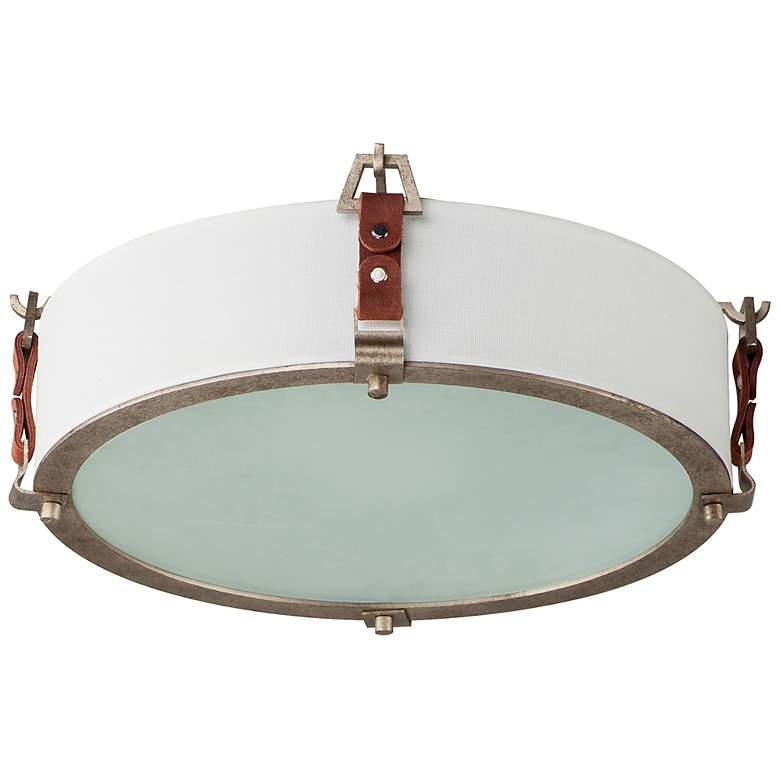 Image 1 Maxim Sausalito 15 1/2" Wide Weathered Zinc Ceiling Light