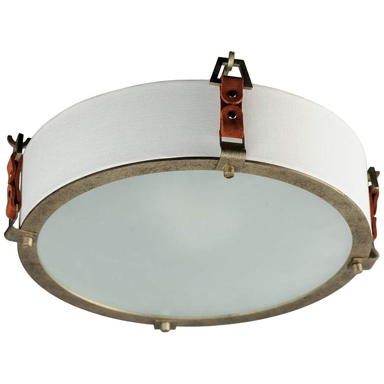 Image 3 Maxim Sausalito 15 1/2" Wide Weathered Zinc Ceiling Light more views