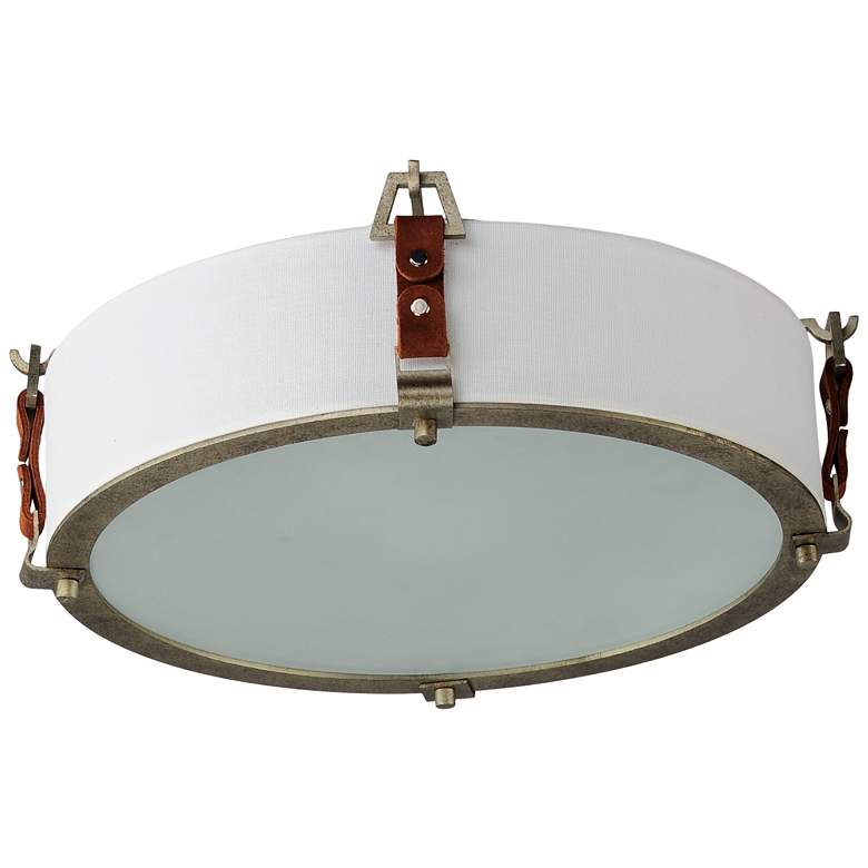 Image 4 Maxim Sausalito 15 1/2" Wide Weathered Zinc Ceiling Light more views