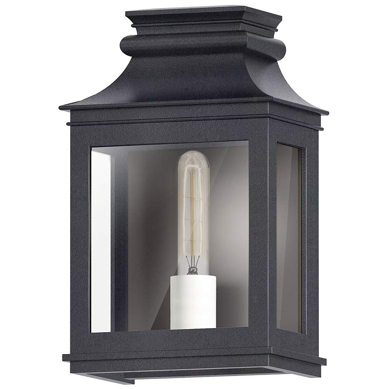 Image 1 Maxim Savannah VX 12 1/2" Black Oxide Outdoor Wall Lantern