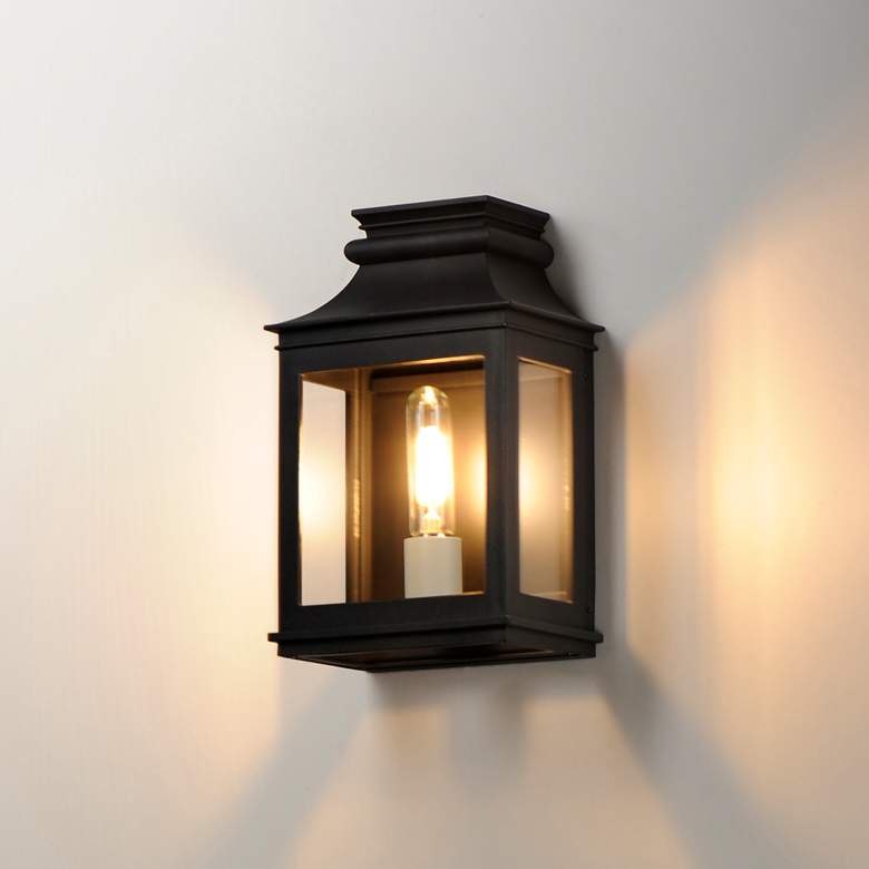 Image 2 Maxim Savannah VX 12 1/2" Black Oxide Outdoor Wall Lantern more views