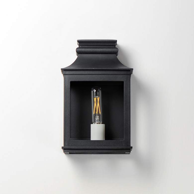 Image 3 Maxim Savannah VX 12 1/2" Black Oxide Outdoor Wall Lantern more views