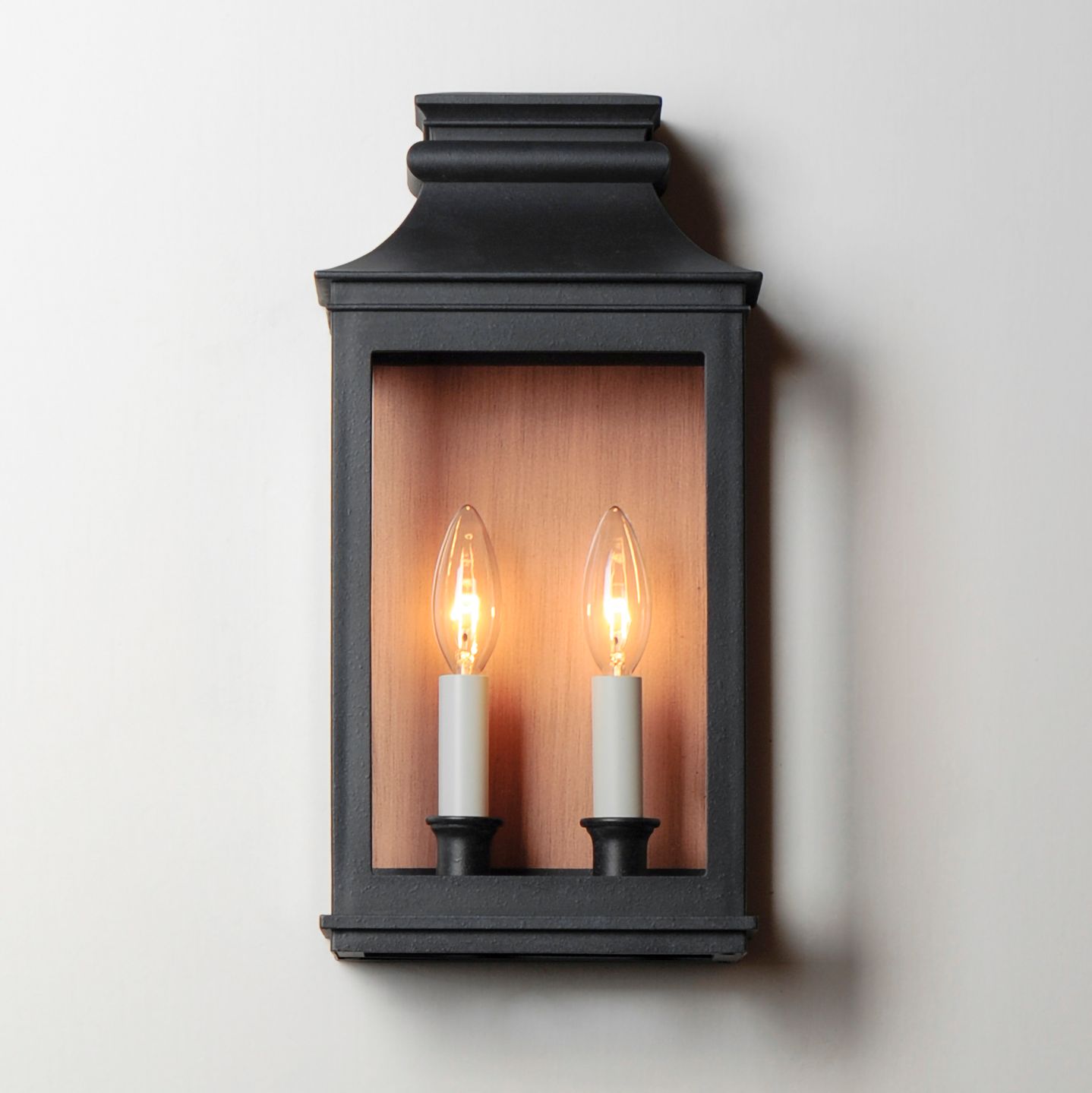 Maxim Savannah VX 15 1/4" High Black Oxide 2-Light Outdoor Wall Light