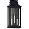 Maxim Savannah VX 22" Black Oxide 3-Light Outdoor Wall Lantern