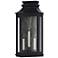 Maxim Savannah VX 22" Black Oxide 3-Light Outdoor Wall Lantern
