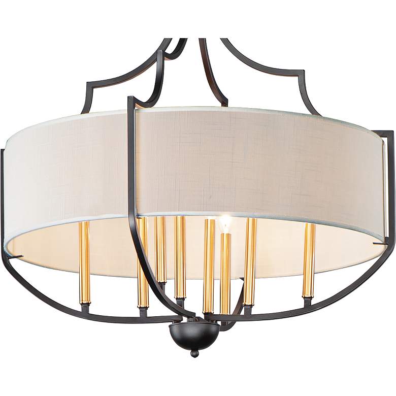 Image 4 Maxim Savant 31" Wide Antique Bronze 8-Light Pendant Light more views