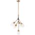 Maxim Savvy 24 1/4"W Antique Brass 5-Light Metal Pendant