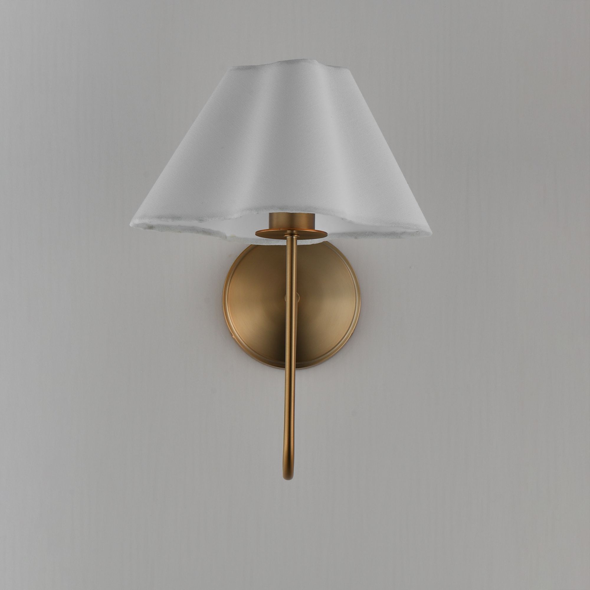Thumbnail3 of Maxim Saxon 14 1/2" High Natural Aged Brass 1-Light Wall Sconce more views