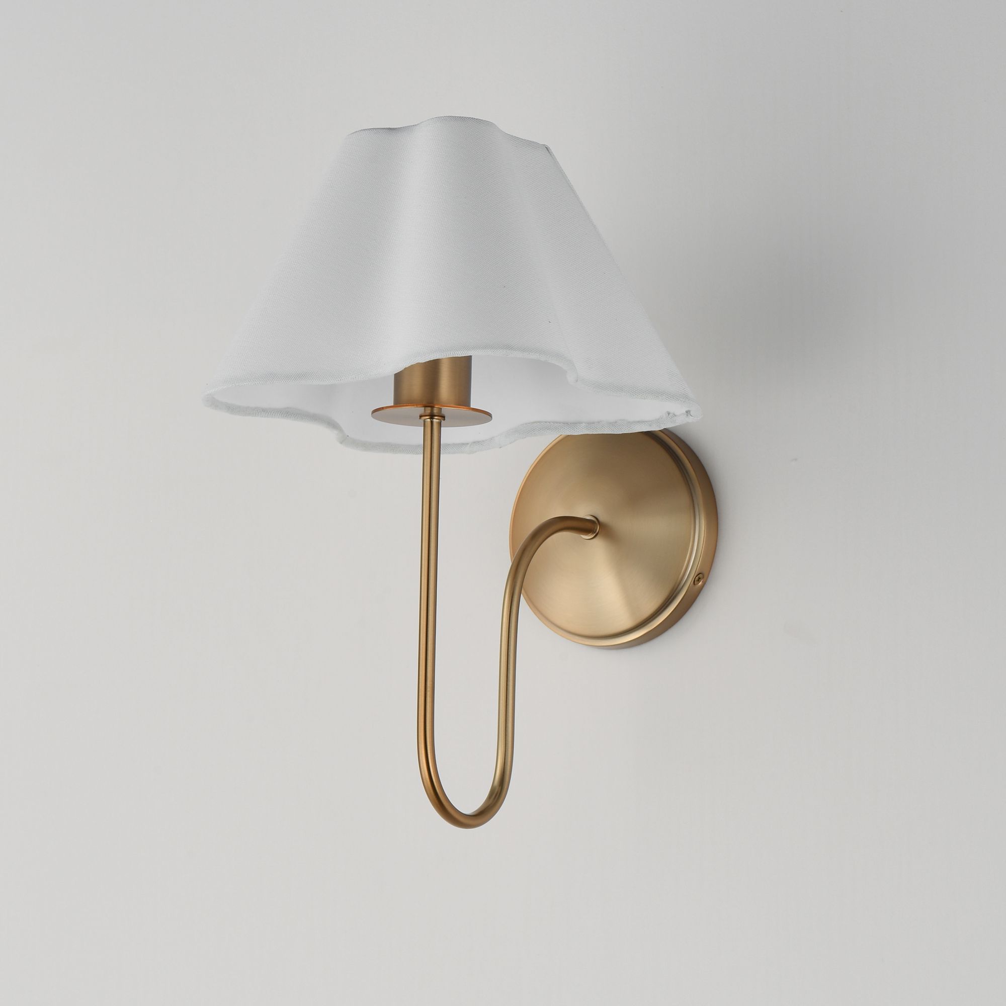 Thumbnail4 of Maxim Saxon 14 1/2" High Natural Aged Brass 1-Light Wall Sconce more views