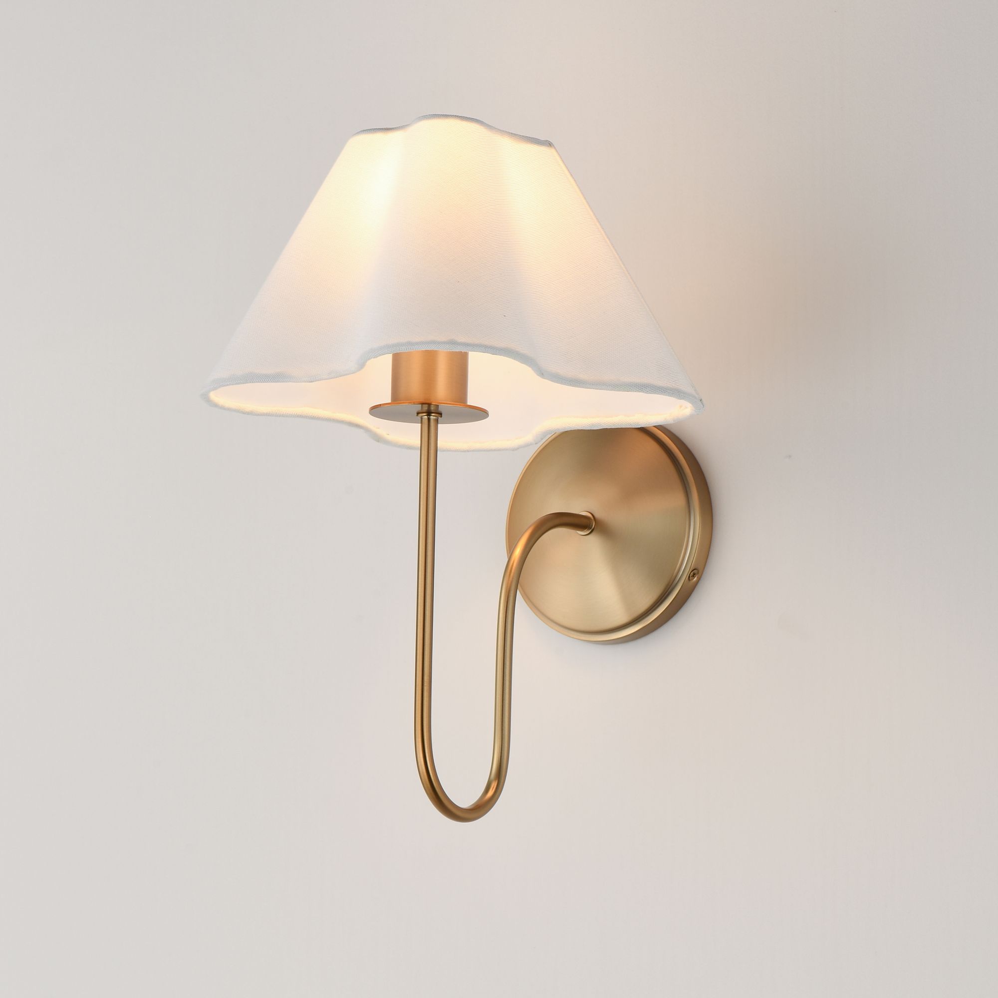 Maxim Saxon 14 1/2" High Natural Aged Brass 1-Light Wall Sconce