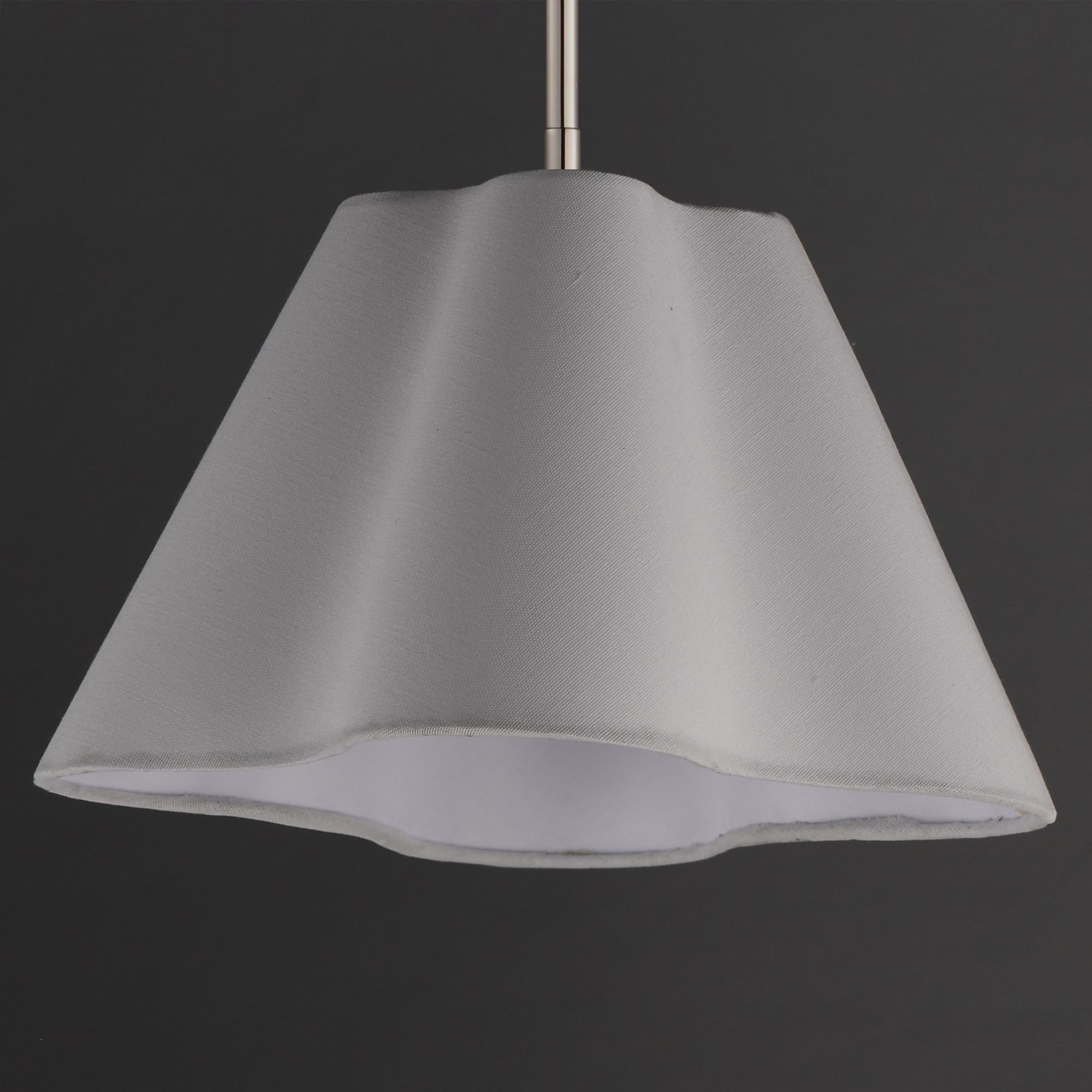 Image 3 Maxim Saxon 14" Polished Nickel Pendant more views