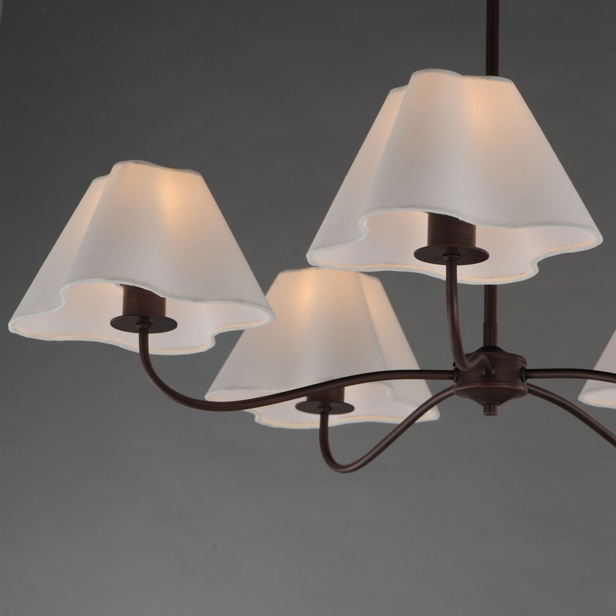 Thumbnail4 of Maxim Saxon 37 1/2" Wide Oil Rubbed Bronze 5-Light Chandelier more views