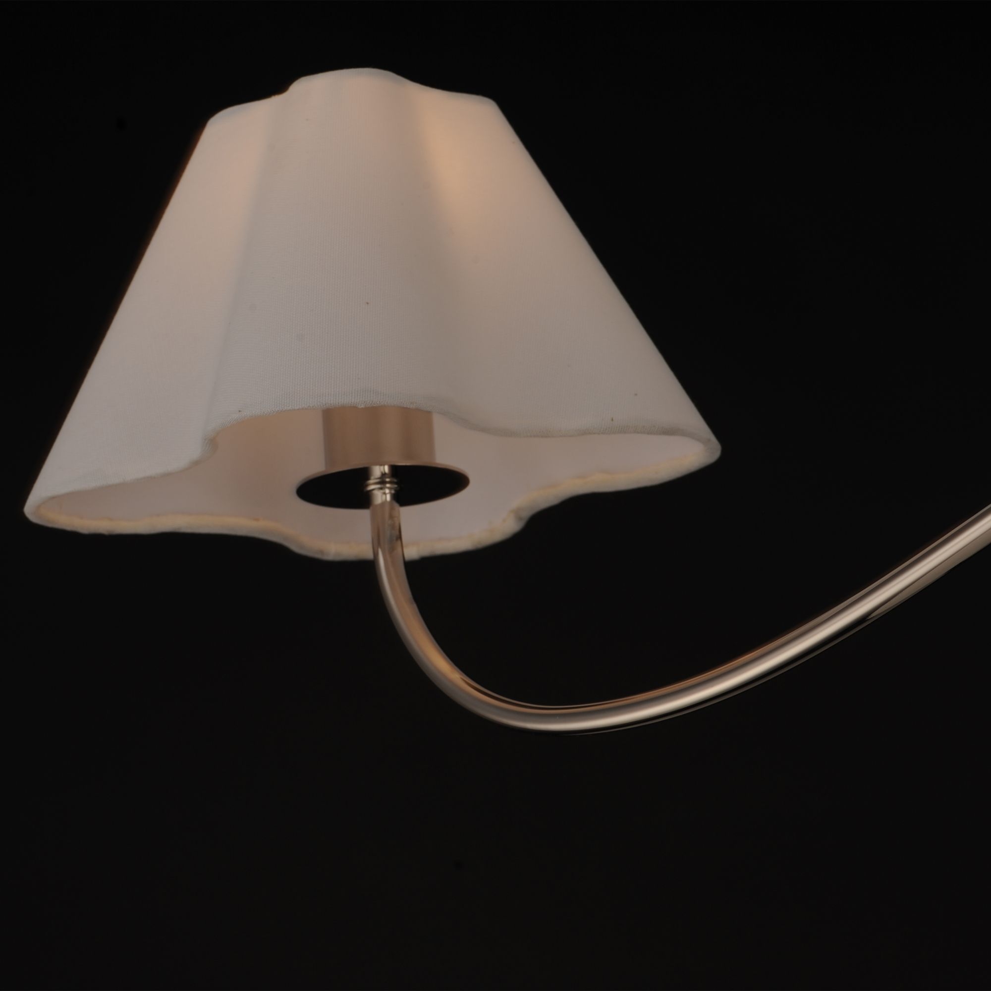 Image 5 Maxim Saxon 62" Polished Nickel 2-Light Pendant more views