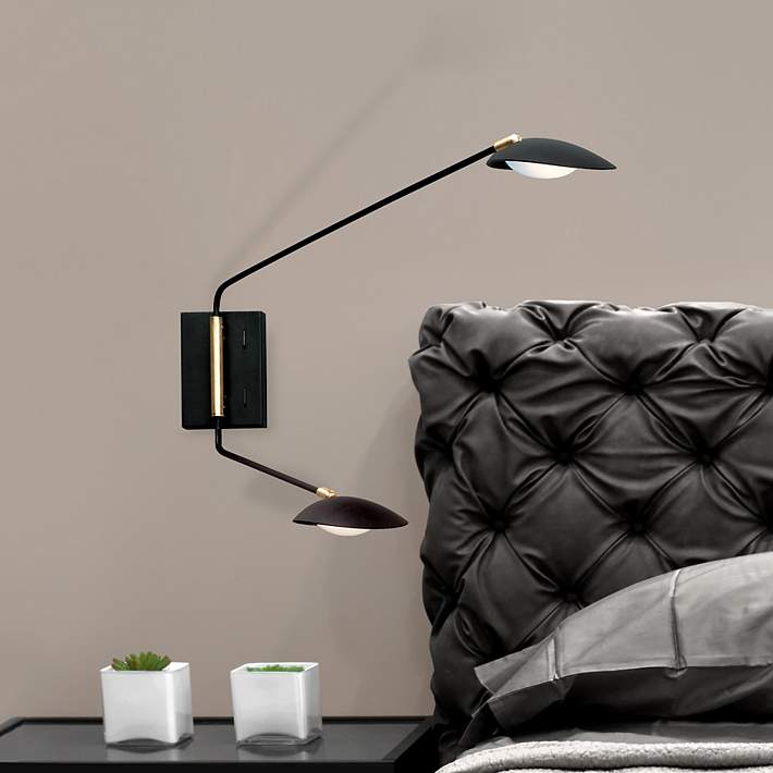 Contemporary Swing Arm Wall Light