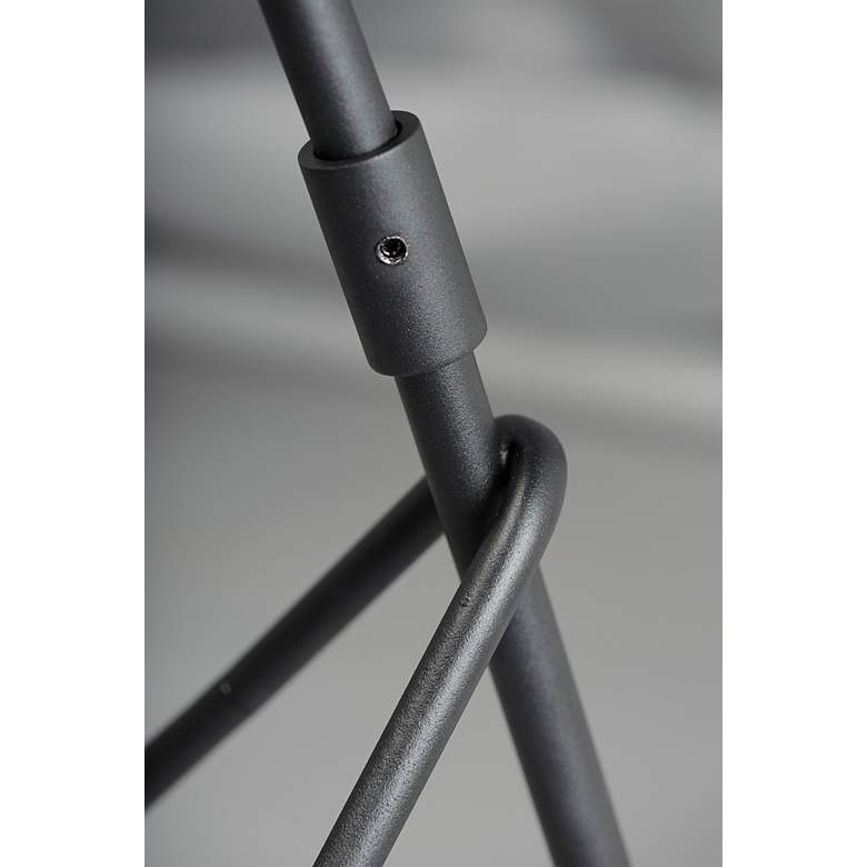 Image 5 Maxim Scan 60 1/2" Black and Satin Brass LED Modern Tripod Floor Lamp more views