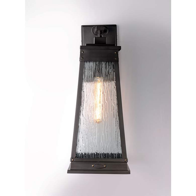 Image 3 Maxim Schooner 15" High Olde Brass Outdoor Wall Light more views