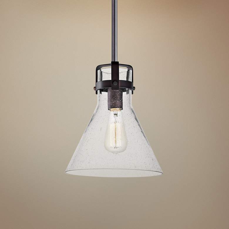Image 1 Maxim Seafarer 10" Wide Oil-Rubbed Bronze Mini Pendant