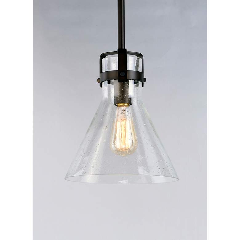 Image 3 Maxim Seafarer 10" Wide Oil-Rubbed Bronze Mini Pendant more views