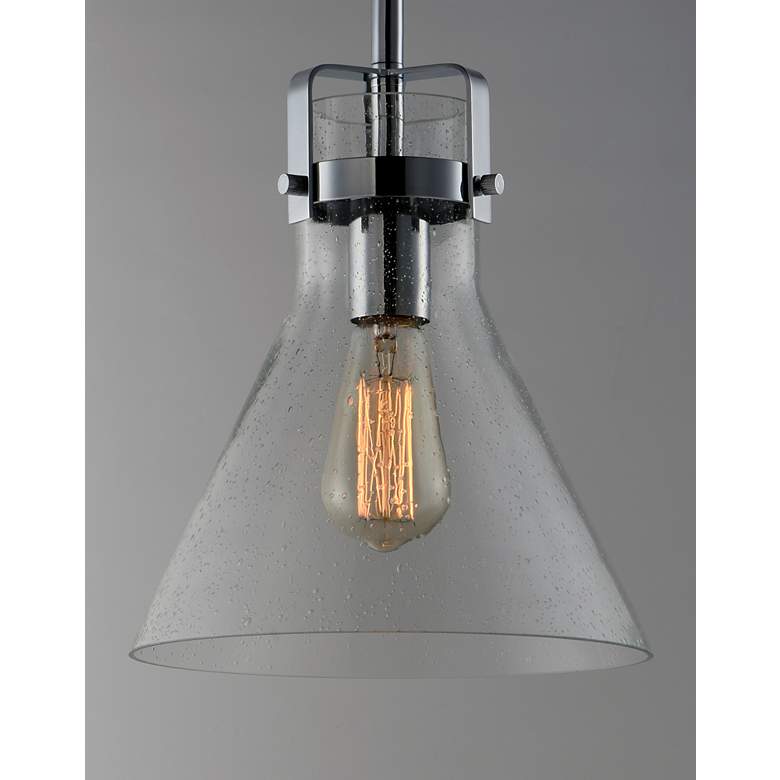 Image 3 Maxim Seafarer 10" Wide Polished Chrome Mini Pendant more views