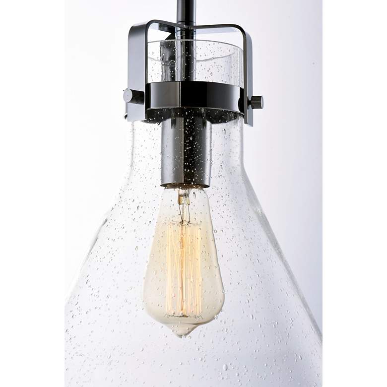 Image 4 Maxim Seafarer 10" Wide Polished Chrome Mini Pendant more views
