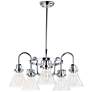 1_Maxim Seafarer 23 3/4" Wide Polish Chrome 5-Light Chandelier