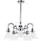 Maxim Seafarer 23 3/4" Wide Polish Chrome 5-Light Chandelier
