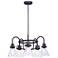 Maxim Seafarer 23 3/4"W Oil-Rubbed Bronze 5-Light Chandelier