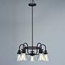 5_Maxim Seafarer 23 3/4"W Oil-Rubbed Bronze 5-Light Chandelier more views