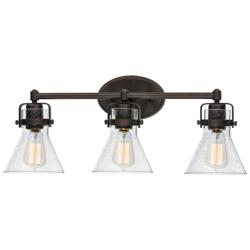 Maxim Seafarer 24" Wide Oil Rubbed Bronze 3-Light Bath Vanity with Bul
