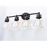 3_Maxim Seafarer 33" Wide Oil-Rubbed Bronze 4-Light Bath Light more views